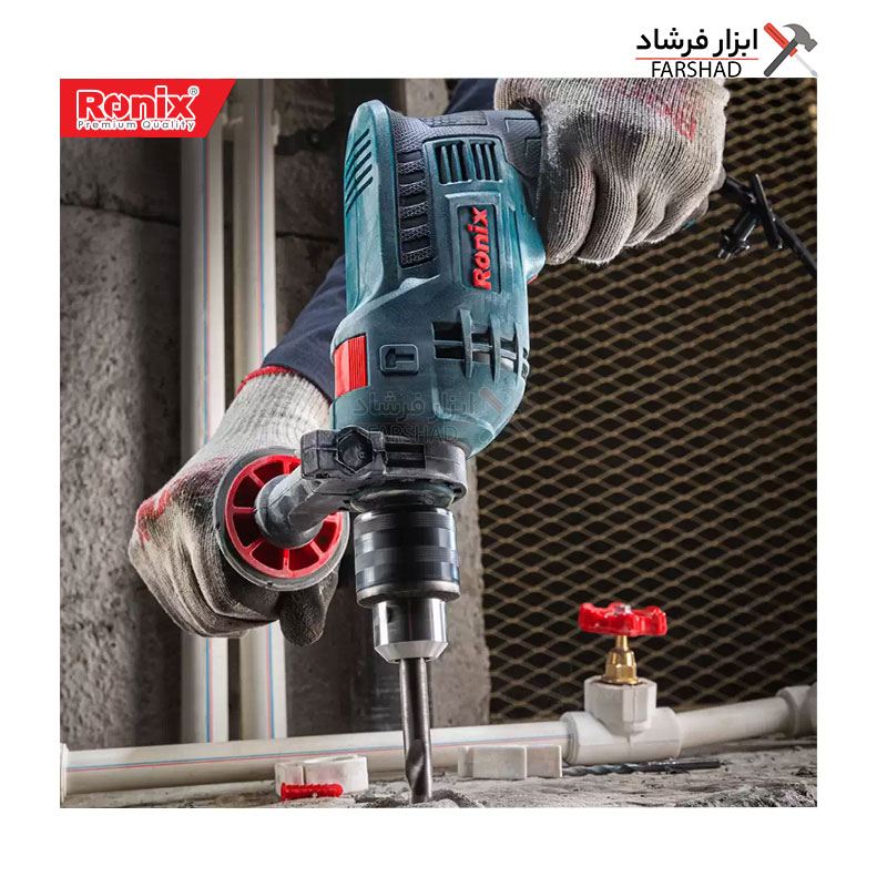 دریل چکشی 13 میلی متری رونیکس
