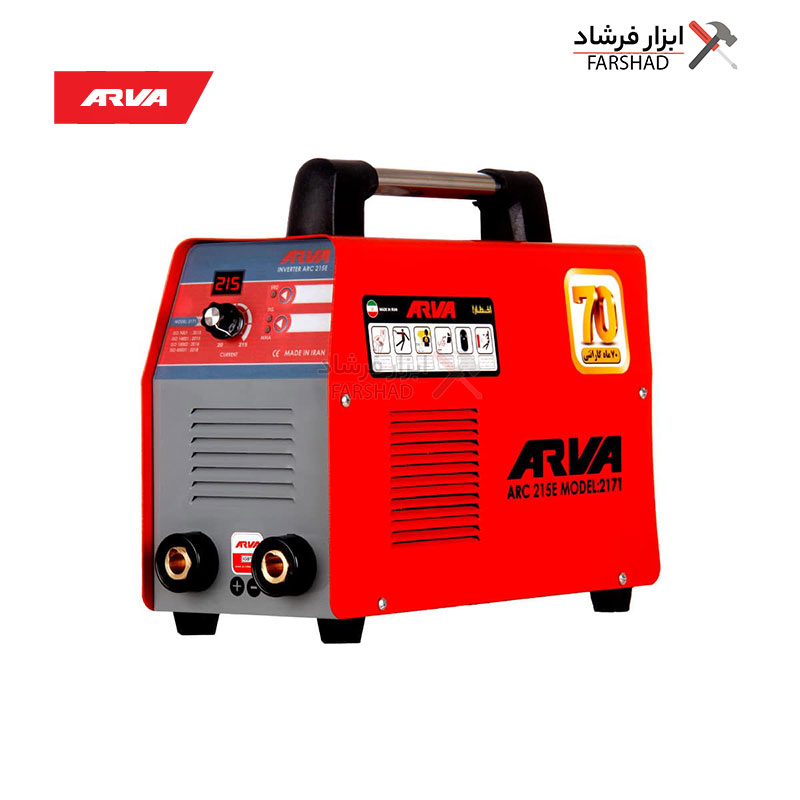 Erva 2171 ARC 215E welding inverter اینورتر جوشکاری ARC ۲۱۵E مدل آروا ۲۱۷۶ (دو ولوم)