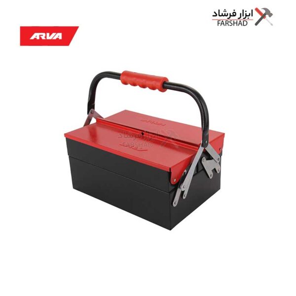 جعبه ابزار فلزی ۳۰ سانت ۲ طبقه مدل آروا۴۷۰۲