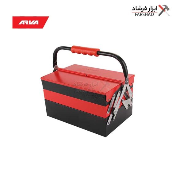 جعبه ابزار فلزی ۳۰ سانت ۳ طبقه مدل آروا ۴۷۰۳